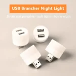 Small, portable LED lights with USB connectivity