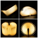 LED WOODEN BOOK LAMPS