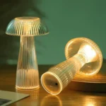 two jellyfish-shaped night lamps