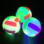 three flashing LED light balls