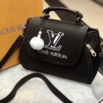 Louis Vuitton Black Colour Bag with pom-pom