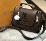 Louis Vuitton Dark Brown Colour Bag with pom-pom