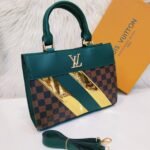 Louis Vuitton Green and Brown colour Bag